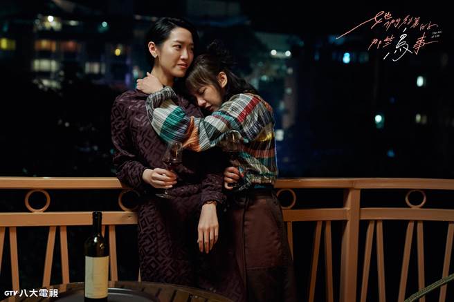 陈意涵哭戏带动李元元情绪。（八大提供）