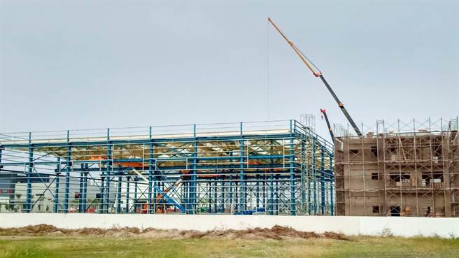 和發園區投資破500百億元，廠商緊鑼密鼓趕工進駐。（高市經發局提供／柯宗緯高雄傳真）