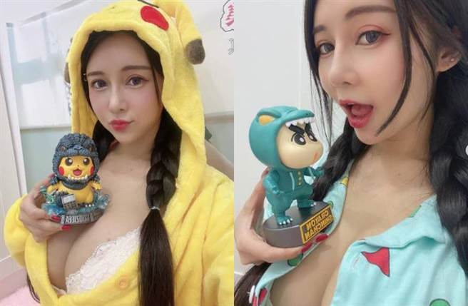 安希性感辣照引暴动。(图／翻摄自IG)