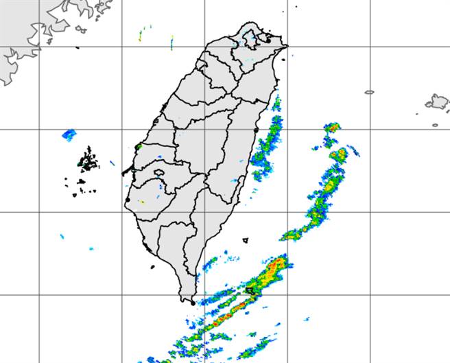 台湾地区天气稳定，未来几天高温达30度。（中央气象局提供）