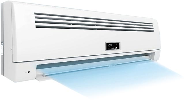 灿坤的原厂保证专业空调保洁服务，现享1台分离式空调室内机保洁服务现省200元、2台现省500元优惠。（灿坤提供）