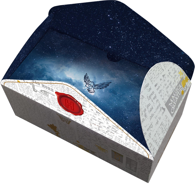 CSD中衛與華納兄弟消費品部攜手設計魔法主題口罩，首部曲推出「入學通知」，預料將引起哈利波特迷們的尖叫收藏熱潮。（CSD中衛提供／馮惠宜台中傳真）