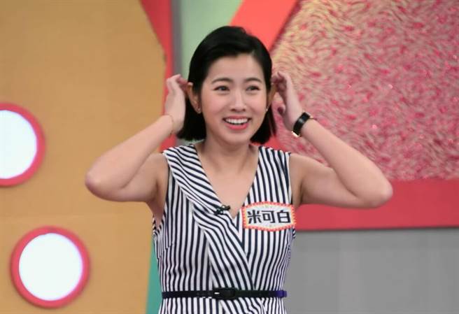 問到感情，米可白笑稱自己沒機會認識新朋友。（華視提供）