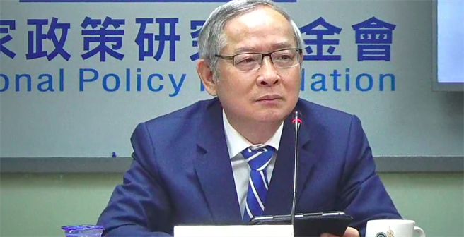 國民黨智庫國家政策研究基金會外交國防組召集人林郁方（楊孟立攝）