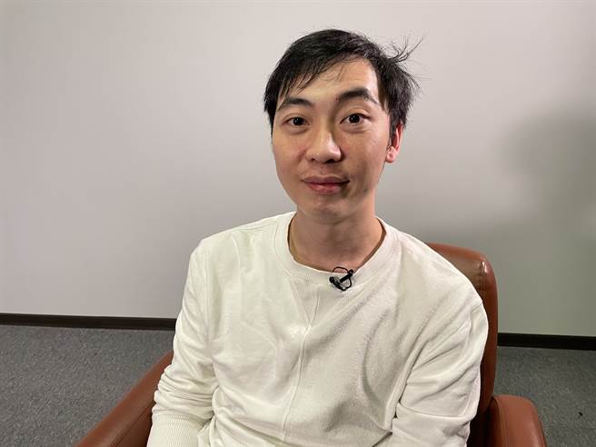 男优蔡榕哲分享片中内幕。（图／萧雅文 摄影）