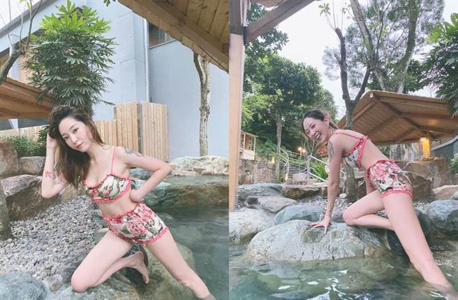 翁馨儀身材不像2寶媽。(圖／翻攝自臉書)