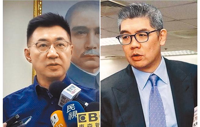 江啟臣(左)、連勝文(右)。(本報資料照片)