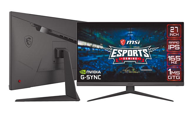 微星Optix G273QF平面电竞显示器，定价1万1900元。（微星提供）