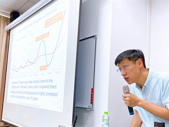 杨立伟：网路声量可预测股票行情与房地产景气。（爱传媒提供）