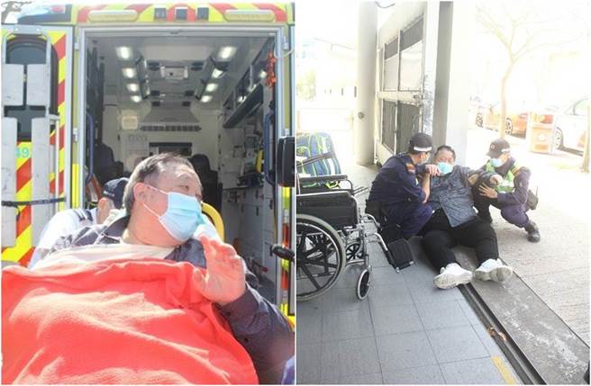 秦煌去年11月被发现倒在电视台门口，所幸他意识清楚，紧急送医后发现骨折。（图／取材自东网）