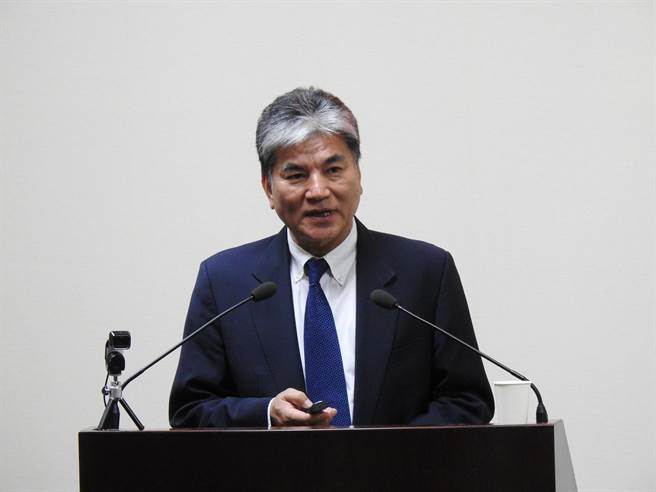 前內政部長、台大土木系教授李鴻源今應邀到國民黨中常會演講。（趙婉淳攝）