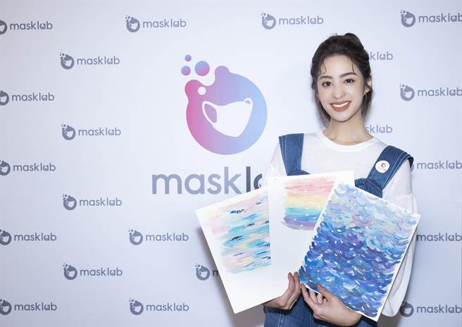 莫允雯的画作被制成公益口罩。（masklab提供）