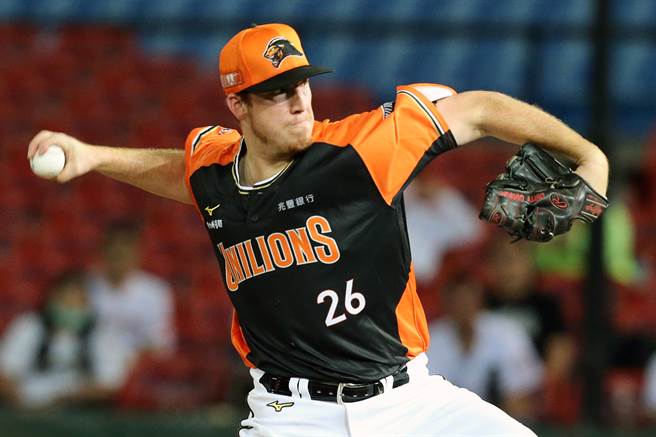 泰迪先發7局無失分，助統一獅隊以4比2勝樂天桃猿。（資料照／陳麒全攝）