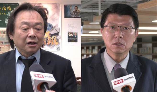 台北市议员王世坚(左)、台南市议员谢龙介(右)。(合成图/资料照)