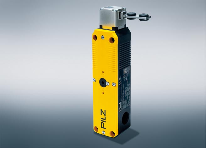 Pilz具備防護鎖定的全新安全門系統PSENmech，可為安全監控移動式護罩提供經濟實惠的基本解決方案。圖／業者提供