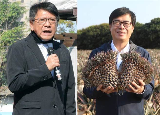 屏东县长潘孟安（左）、高雄市长陈其迈。（合成图／资料照、陈其迈脸书）