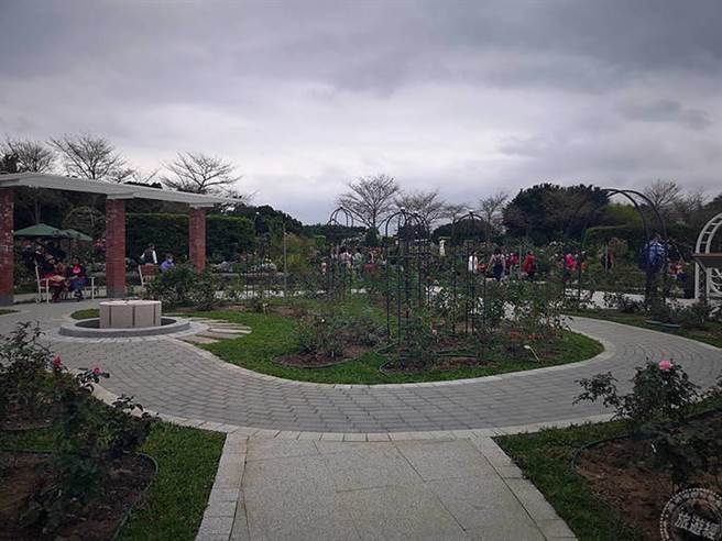 臺北玫瑰园景观区(洪书瑱摄)