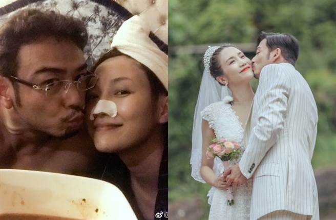 杨烁、王黎雯2009年结婚。（图／翻摄自杨烁、王黎雯微博）