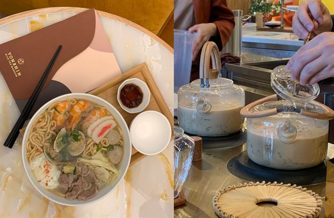 除了丝滑好入口的奶茶，更吃得到超道地台味料理，最推荐「海鲜锅烧意麵」。（图／杨婕安摄）