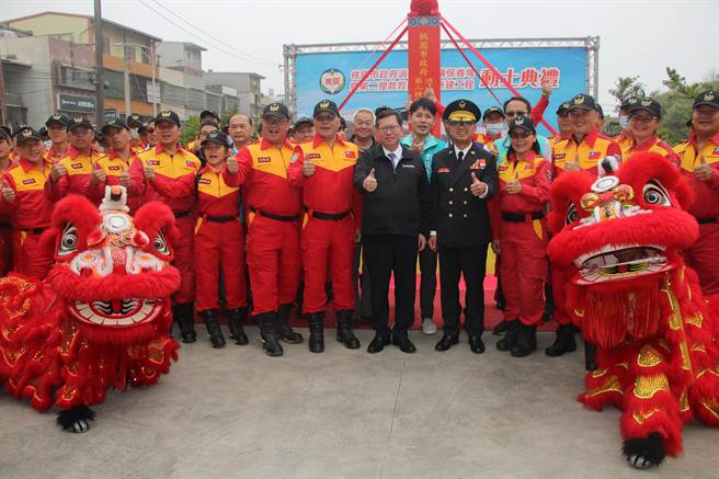 桃园市首座消防车辆保养场昨动土，未来将大幅提高消防车辆维修能量。（黄婉婷摄）