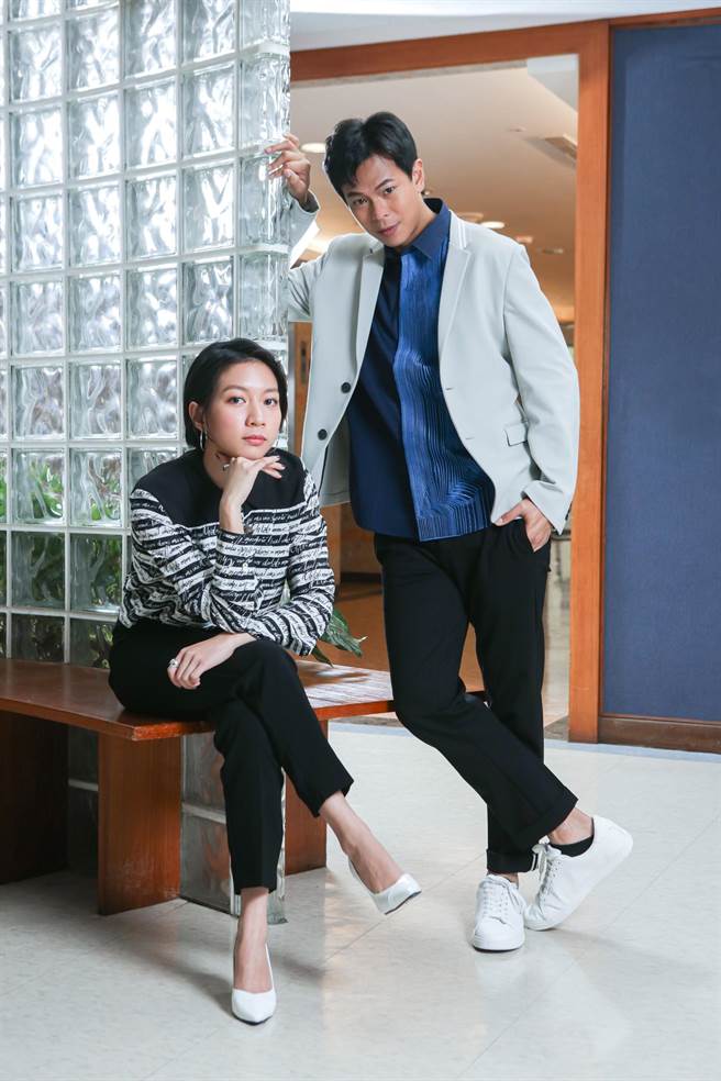 陈妤首度和孙绽合作，两人也建立好交情。（吴松翰摄）