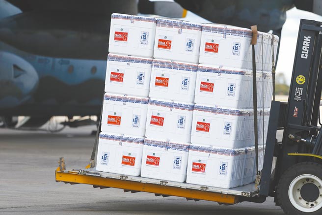 中国北京科兴中维生物技术有限公司研发的新冠疫苗克尔来福已在巴西获得紧急使用许可。图为1月18日运抵巴西首都巴西利亚的中国新冠疫苗。（新华社）