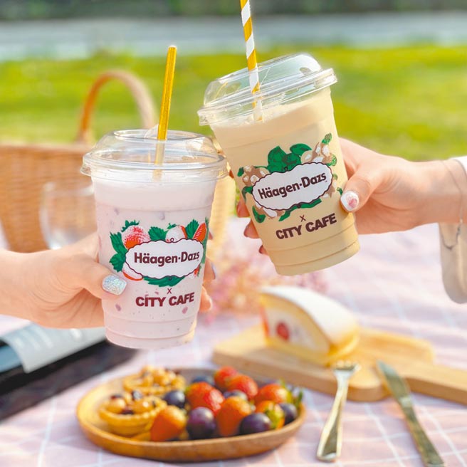 7-11 CITY CAFE×Haagen-Dazs推出全球限定联名冰沙，单杯优惠价129元。（7-11提供）