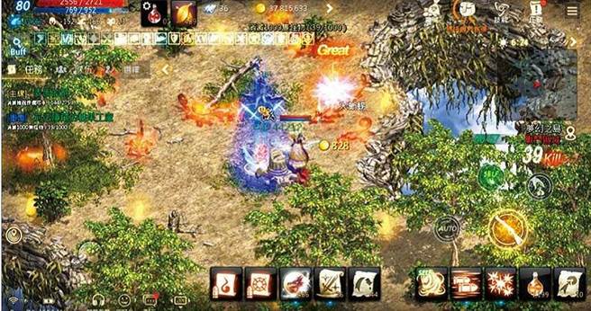 《天堂M》上市3年多，会员数累计700万人，打破许多手机游戏的纪录。（图／翻摄自天堂M游戏截图）