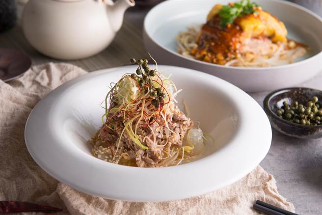 礁溪寒沐酒店-云朵上的川椒牛。（寒舍提供）