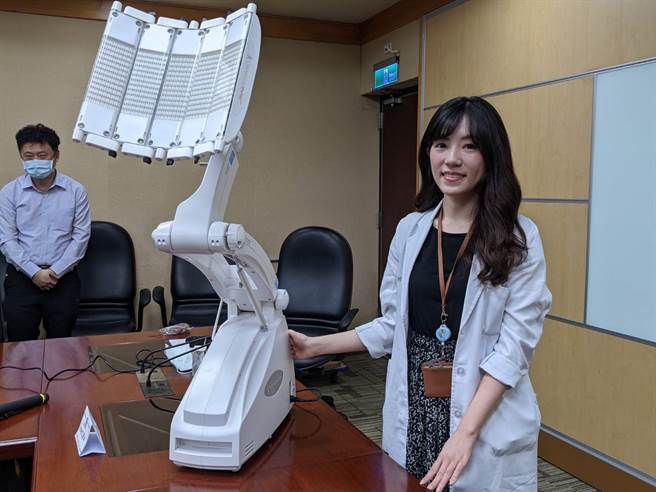 北荣皮肤部医师何翊芯。（陈人齐摄）