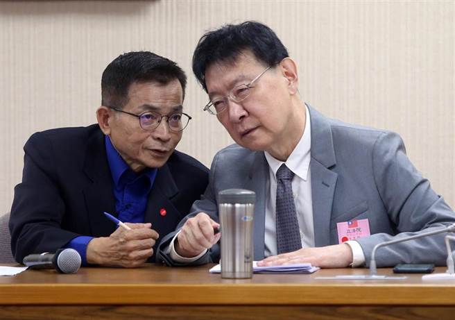 兩人召開聯合記者會。（趙雙傑攝）
