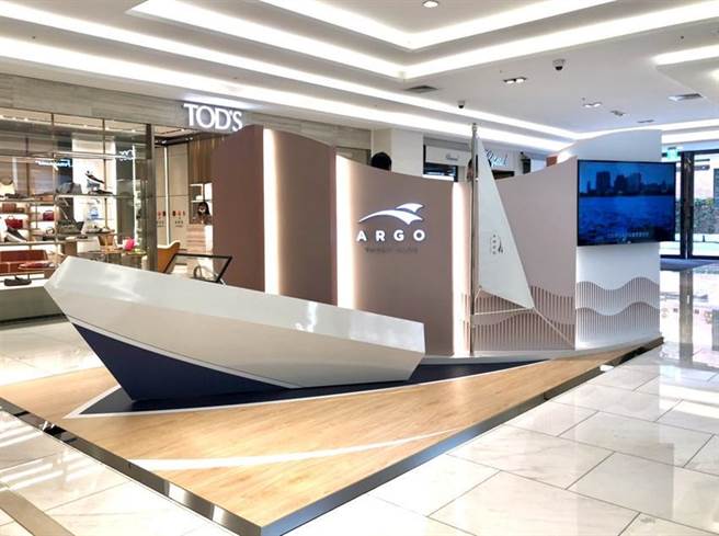 （亚果游艇会在SOGO百货台北敦化馆设立的快闪柜，19日开幕。图／亚果提供）
