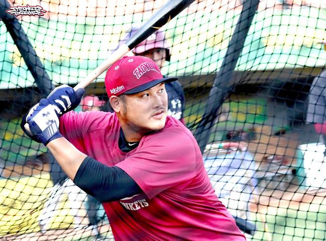 乐天桃猿陈俊秀跑垒拉伤，已被下放二军。（乐天桃猿提供）