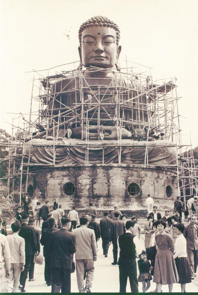 八卦山大佛是彰化地标，60年前启建。（彰化县政府提供／吴敏菁彰化传真）
