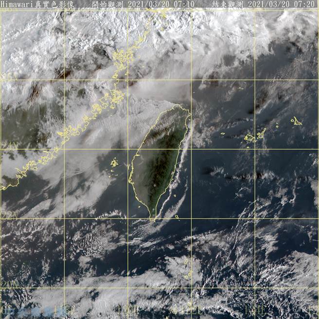 明起急凍3天越晚越冷，北部平地暴跌至12度，3地區恐有雨。（圖／翻攝自氣象局）