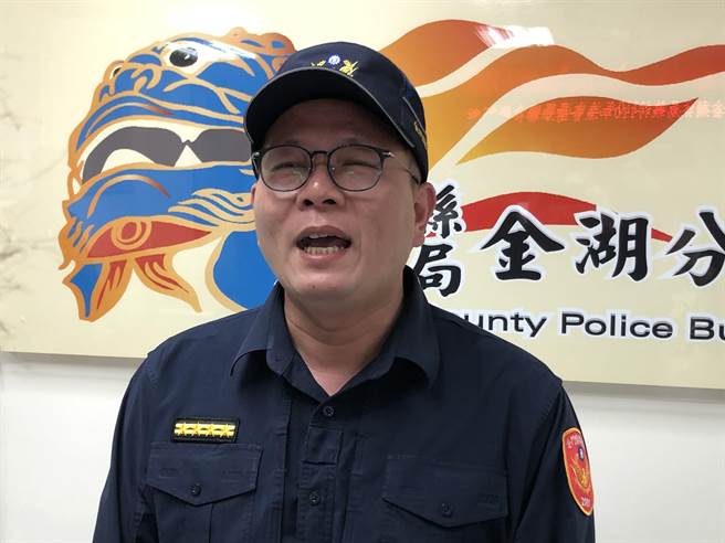 金湖分局長何明祥強調，公權力不容挑戰。（李金生攝）