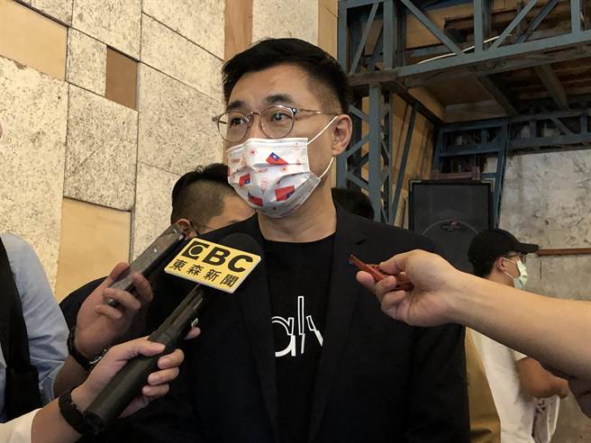 國民黨主席江啟臣。（趙婉淳攝）