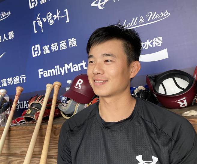 樂天桃猿黃子鵬今年從牛棚轉往先發。（鄧心瑜攝）