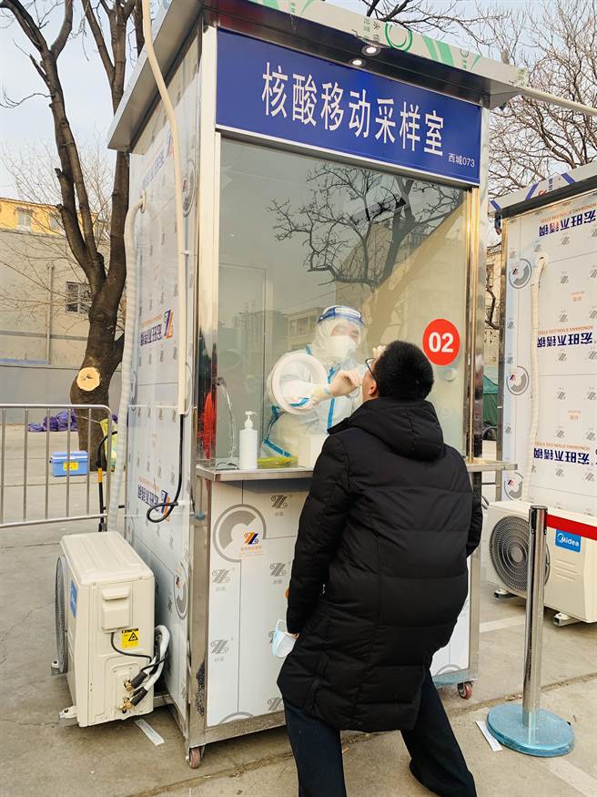 上海市20日確認新增一起台灣輸入新冠肺炎病例。（藍孝威攝）