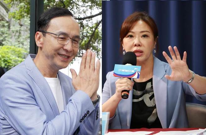 李彥秀（右）因到朱立倫（左）臉書留言，被指倒戈、有歸隊意味。連勝文稱，大家都是朋友。（合成圖／資料照）