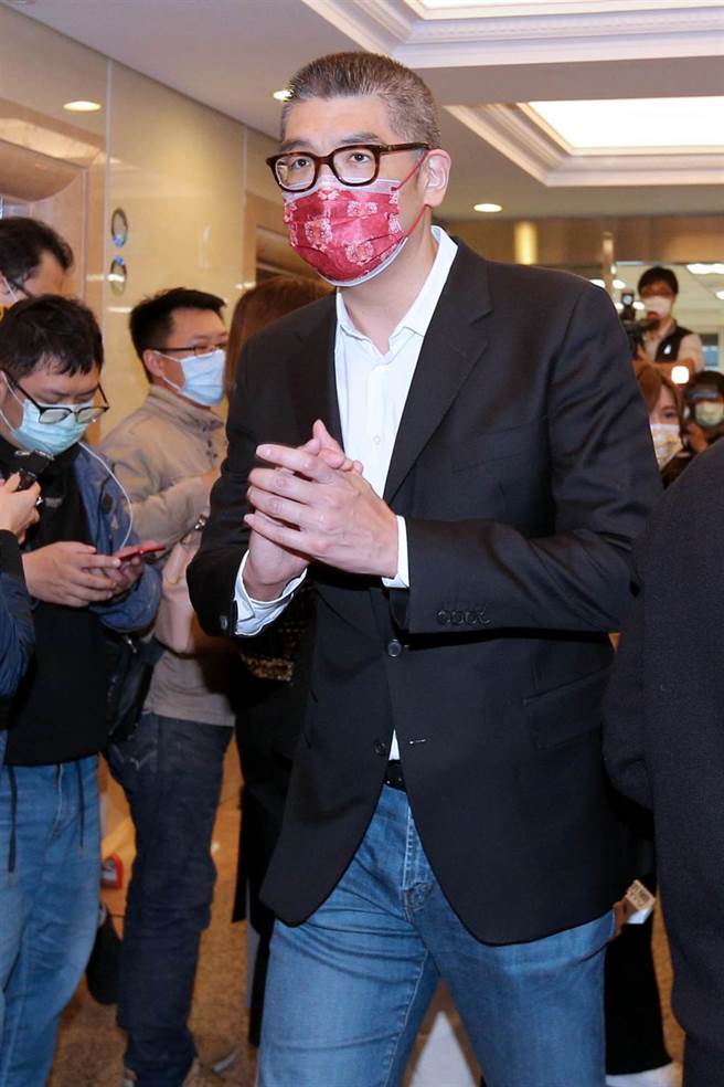 連勝文21日出席趙守博的新書發表會。（黃世麒攝）