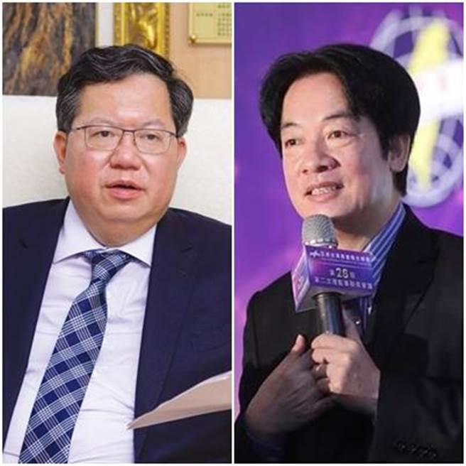 桃园市长郑文灿（左）、副总统赖清德（右）。（图／资料照片合成）