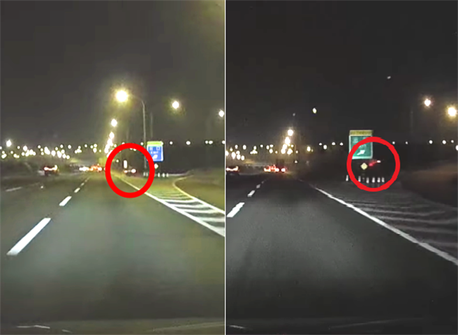 轎車噴飛瞬間(圖/截自影片)