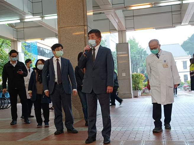 陈时中表示，盼国产疫苗成功后让蔡总统接种。(林周义摄)