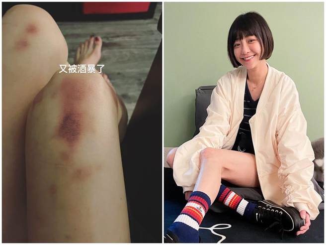 谢欣颖昨晚在IG上的图文吓坏网友。（摘自谢欣颖IG）