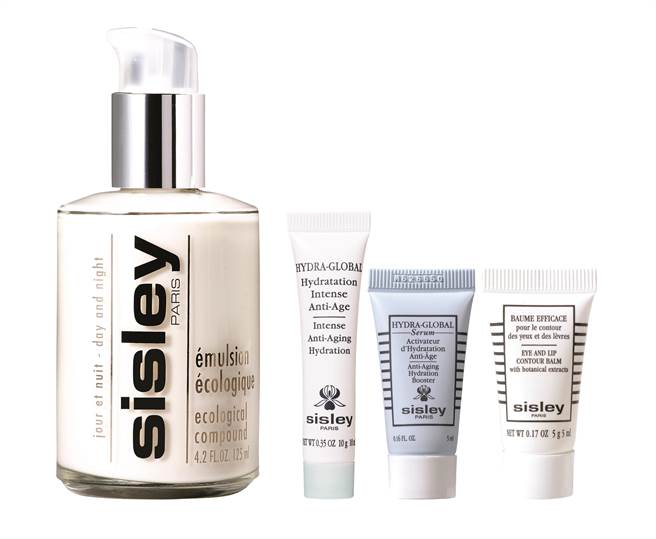 Sisley全能乳液保養組價值1萬975元，優惠價7200元。（Sisley提供）