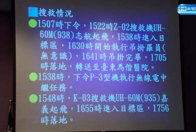 F-5E失事，空军公布相关资料。(中时新闻网直播)