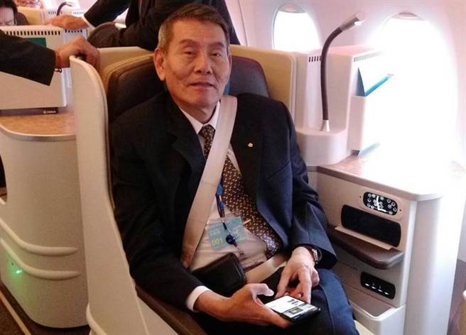 華航董事長謝世謙看好航空貨運後續表現。（圖／張佩芬）