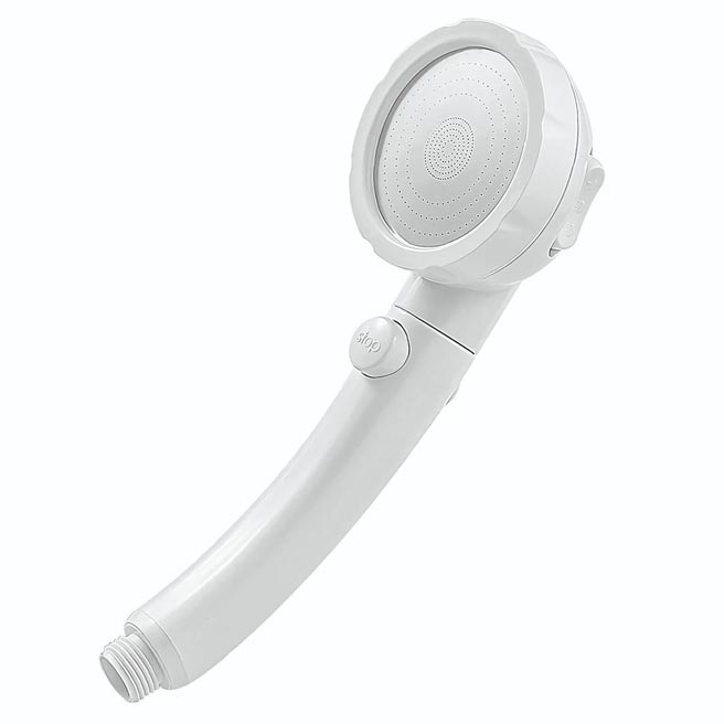 Yahoo奇摩購物中心的止水開關、三段式調整加壓省水蓮蓬頭，省水裝置熱銷Top2，原價530元，31日前特價280元。（Yahoo奇摩購物中心提供）