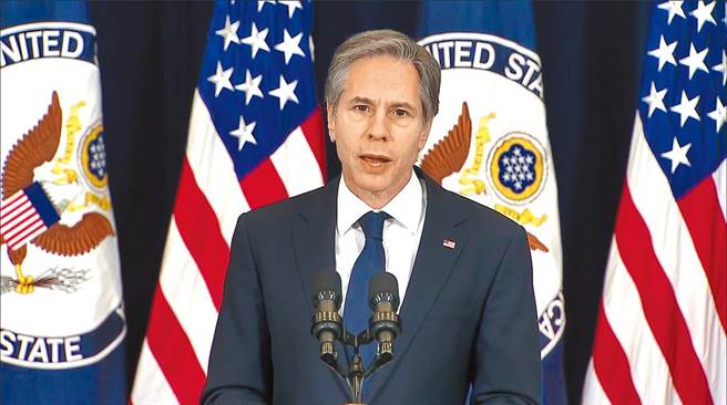 美国国务卿布林肯。（摘自美国务院）